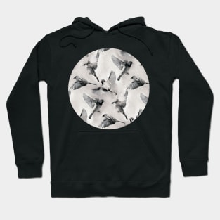 Sparrow Flight - monochrome Hoodie